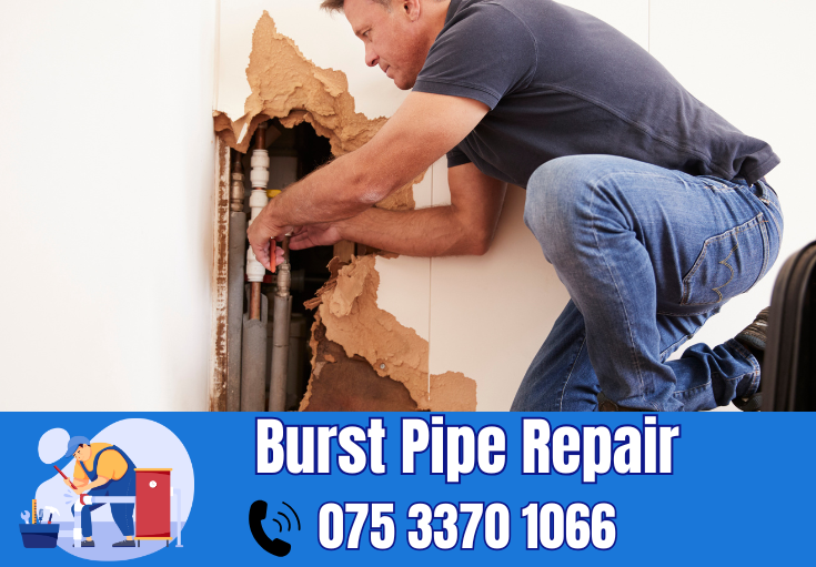 burst pipe repair Canterbury